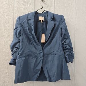 NWT Size 2 Cinq A Sept Elegant Blue Women's Blazer